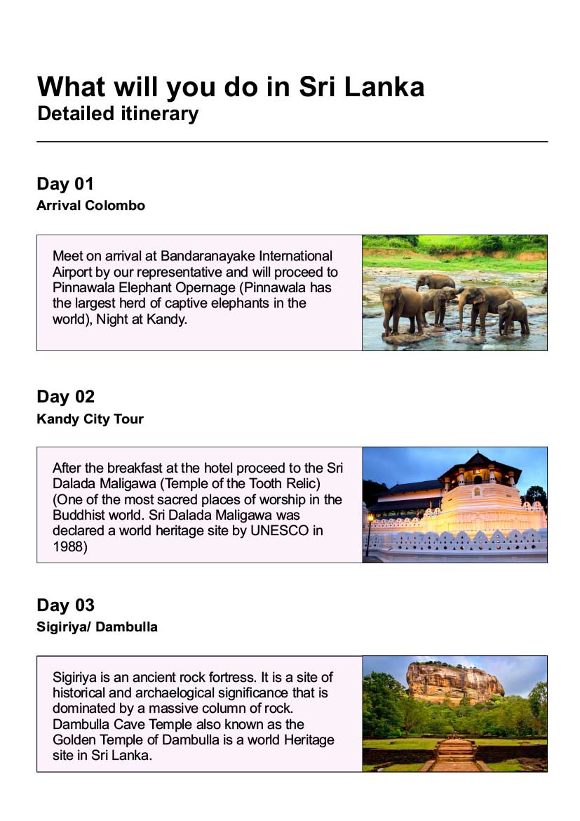 Best tour packages in sri lanka